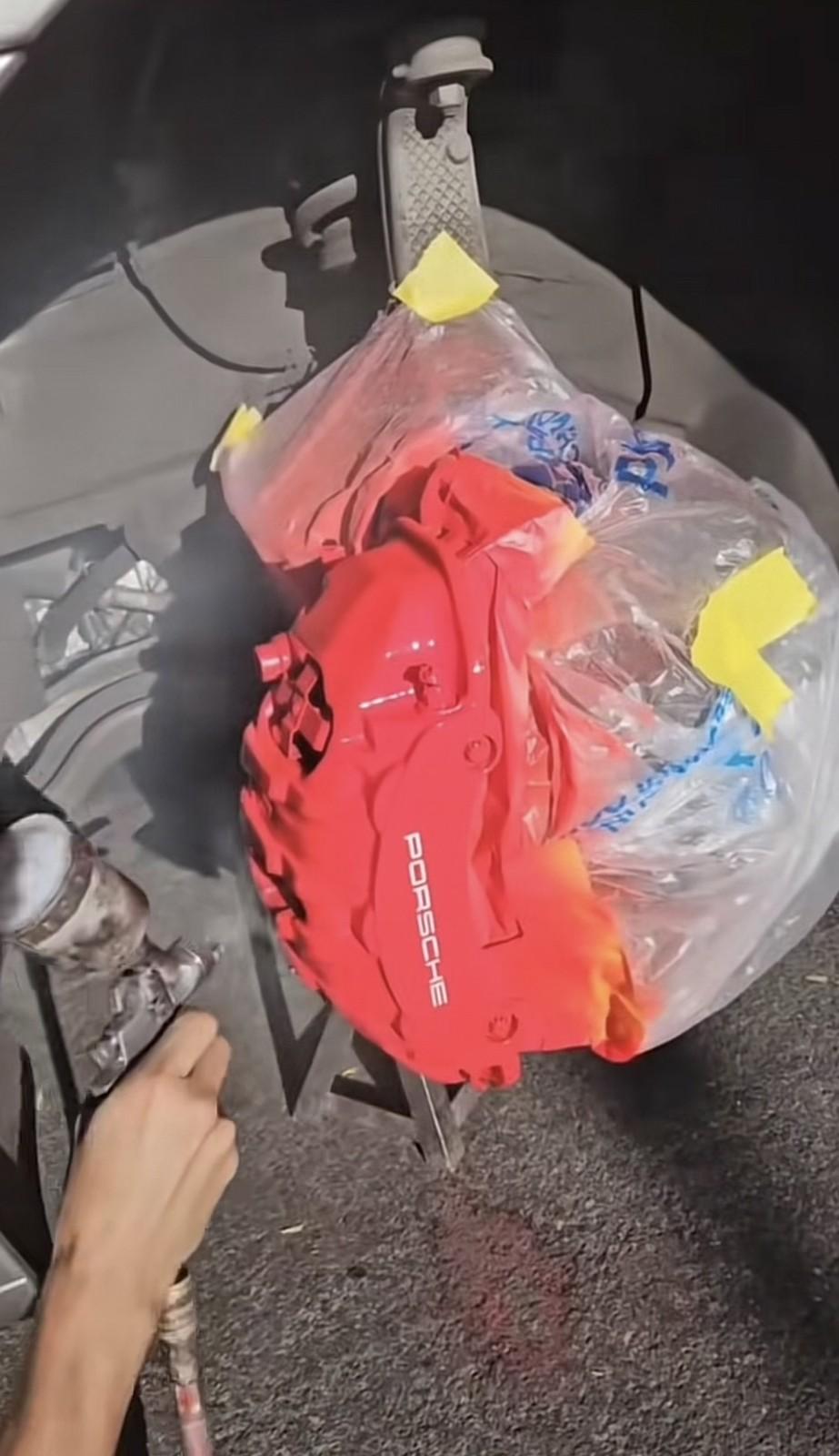 Paint factor on calipers